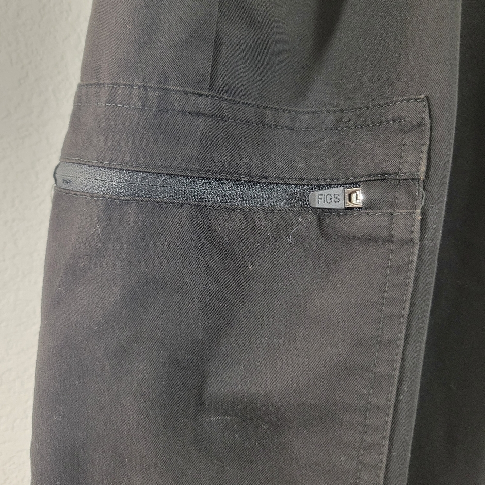 FIGS Zamora black technical collection high rise jogger medical scrub pants - Picture 4 of 12